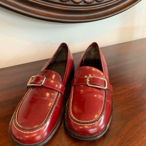 Coach Patten Leather Red Loafers